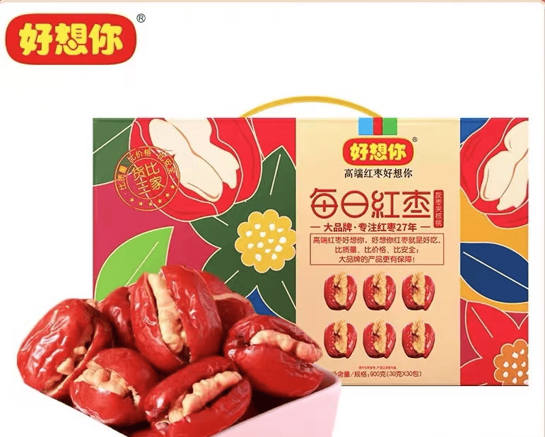 新疆棗夾核桃 棗夾核桃 ≥250g*4